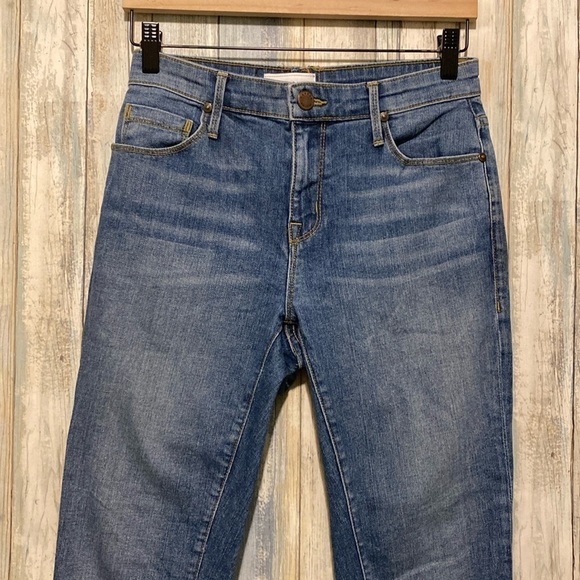 PS Parker Smith Womens Slim Fit Raw Hem Jeans In medium Wash | Size 26 - Picture 7 of 15